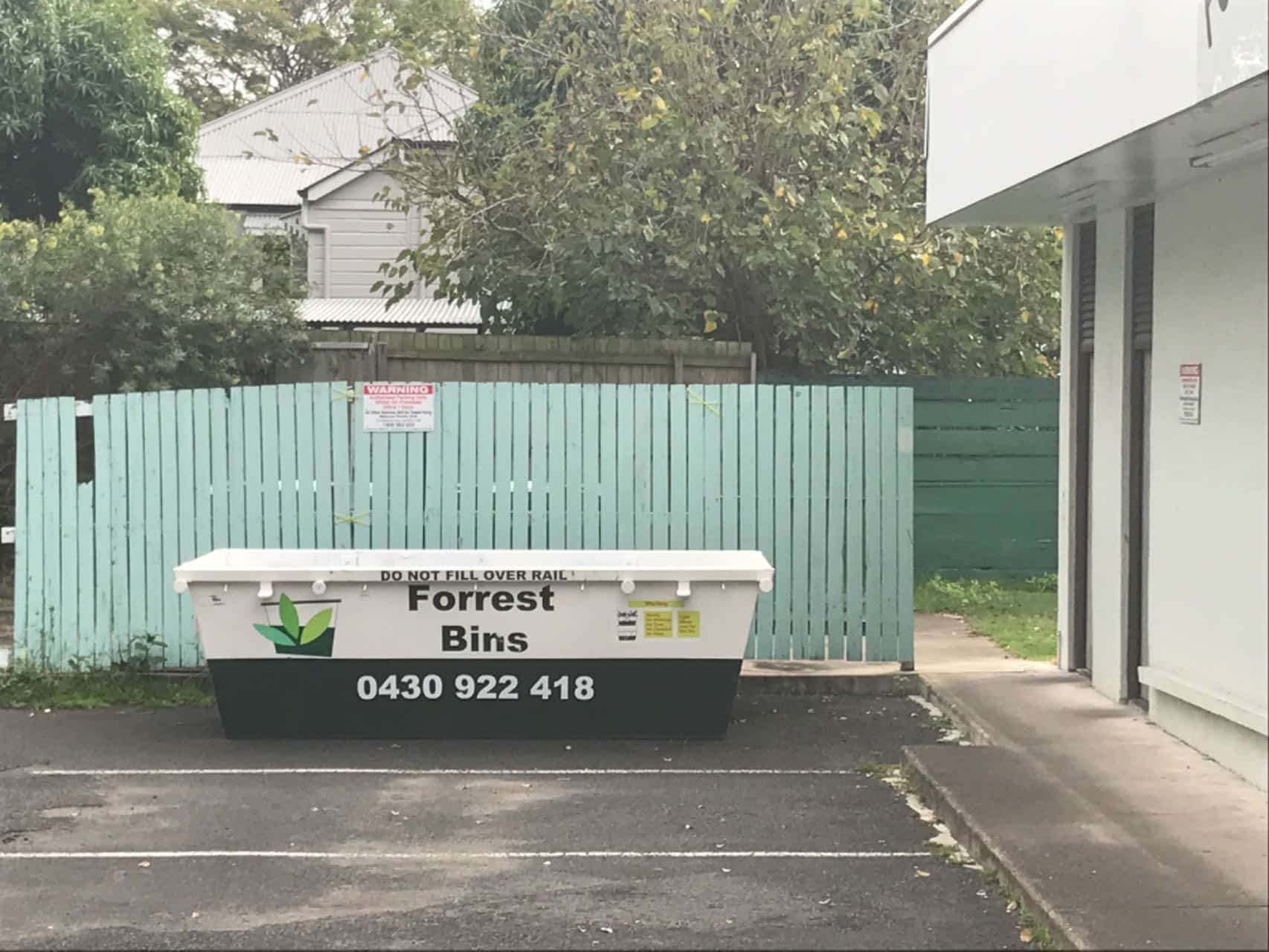 Where Can I Put Skip Bins? - Forrest Skip Bins
